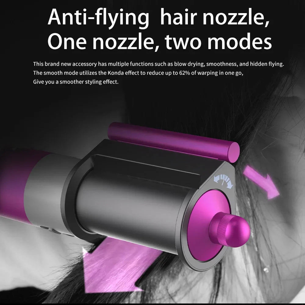 Ultimate 5-in-1 Hair Styling Tool: Dry, Curl, Straighten & Style