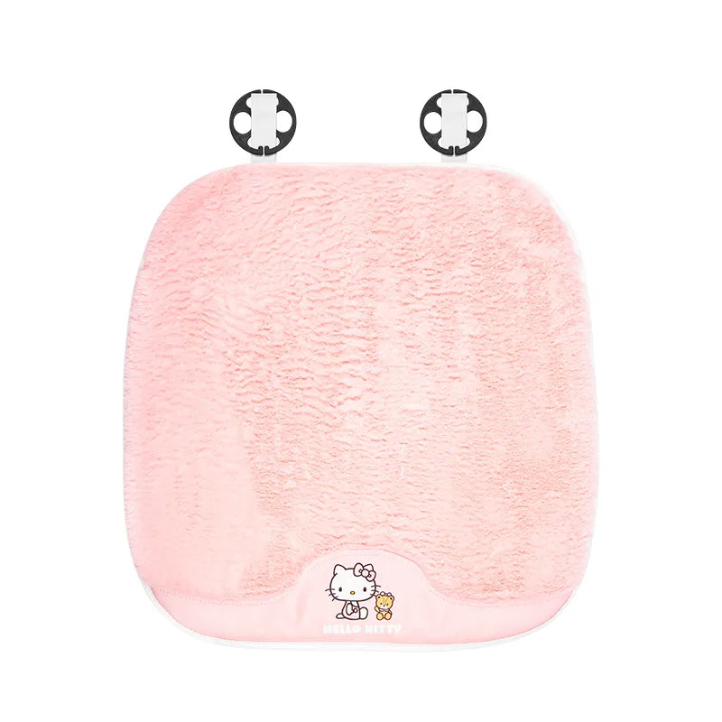 Hello Kitty Luxury Plush Car Seat Cover – Cozy Protection Mat for Ultimate Comfort & Style