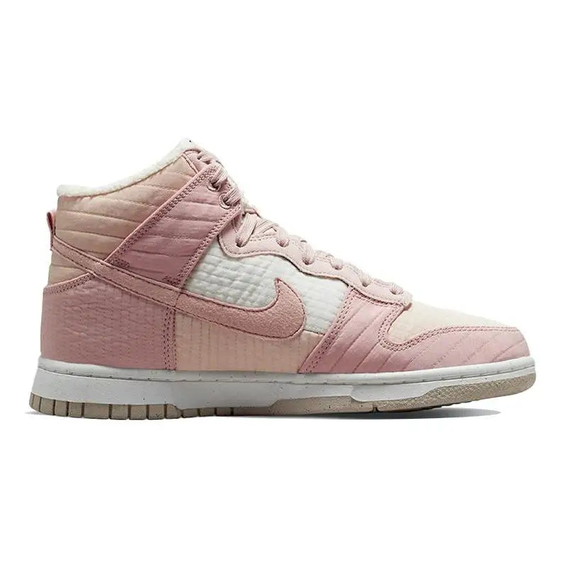 Nike DuNike Dunk High Next Nature Women's Sneakers – Pink Oxford Edition (DN9909-200) with Original Box