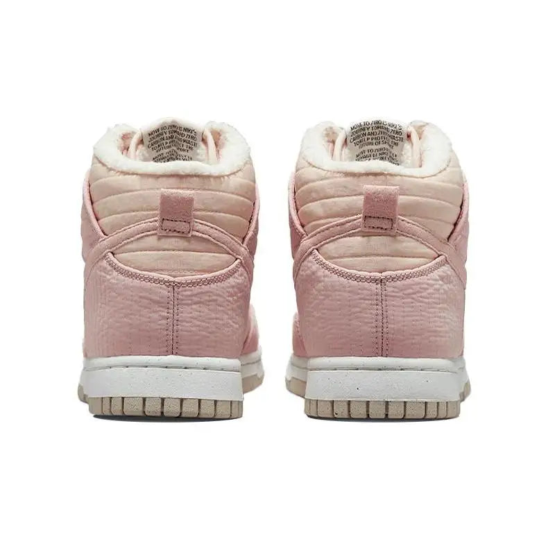 Nike DuNike Dunk High Next Nature Women's Sneakers – Pink Oxford Edition (DN9909-200) with Original Box