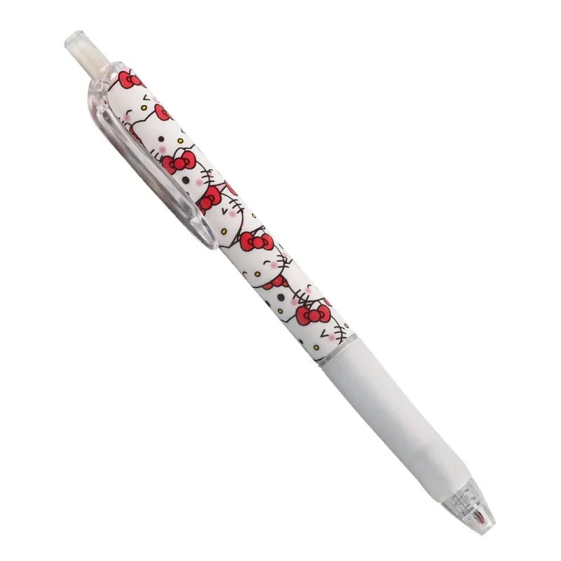 6-Piece Sanrio Gel Pen Set – Hello Kitty & Kuromi 0.5mm Quick-Drying Ballpoint Pens, Perfect for Learning, Stationery, or Gifts